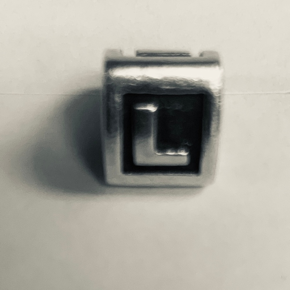 Authentic Pandora L Charm